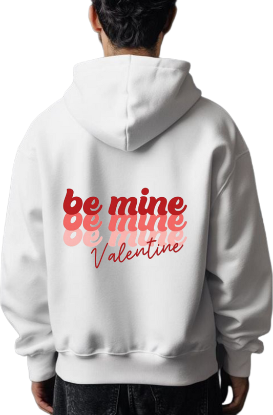 VaIentine coupIe Oversize Hoodie White Back 1