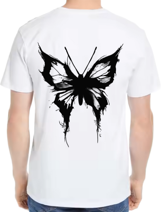 Goth Oversize t- shirt  White Back 3