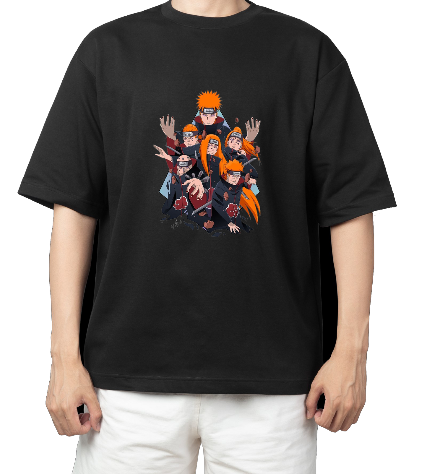 Naruto Shippuden t- shirt One Size Black 3