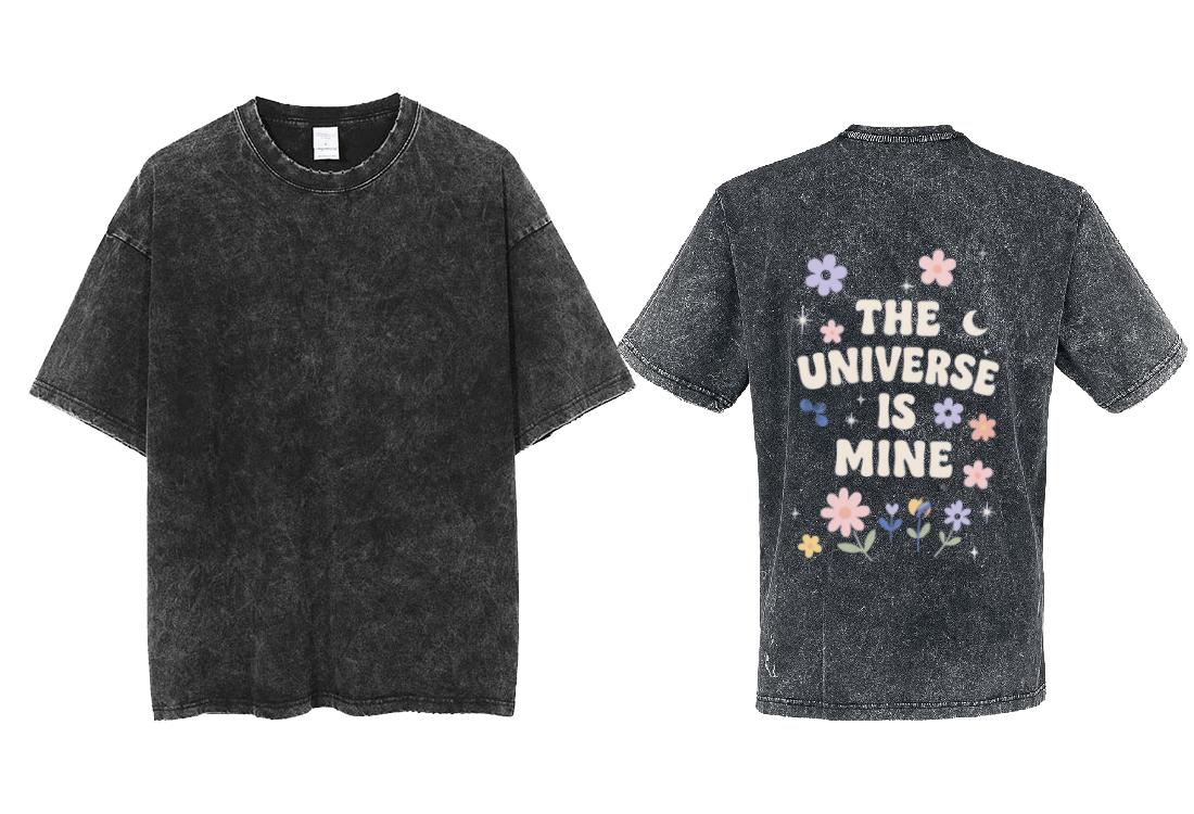 The Universe is Mine t- shirt One Size Washed Back 3