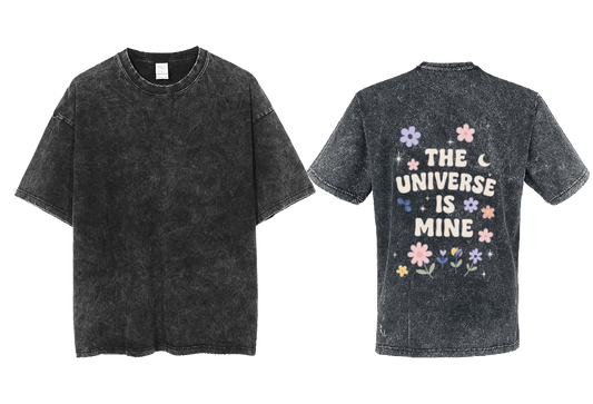 The Universe is Mine t- shirt One Size Washed Back 3