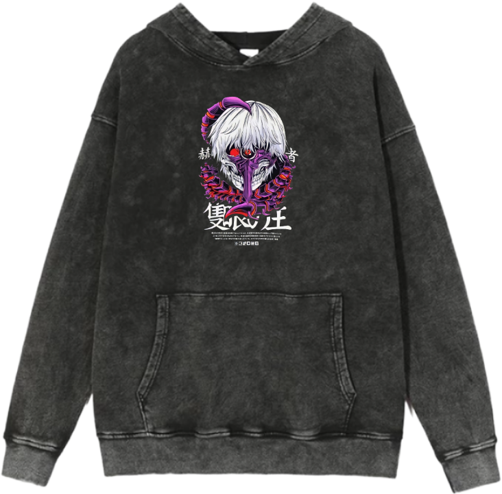 Tokyo ghoul One Size hoodie Washed 3