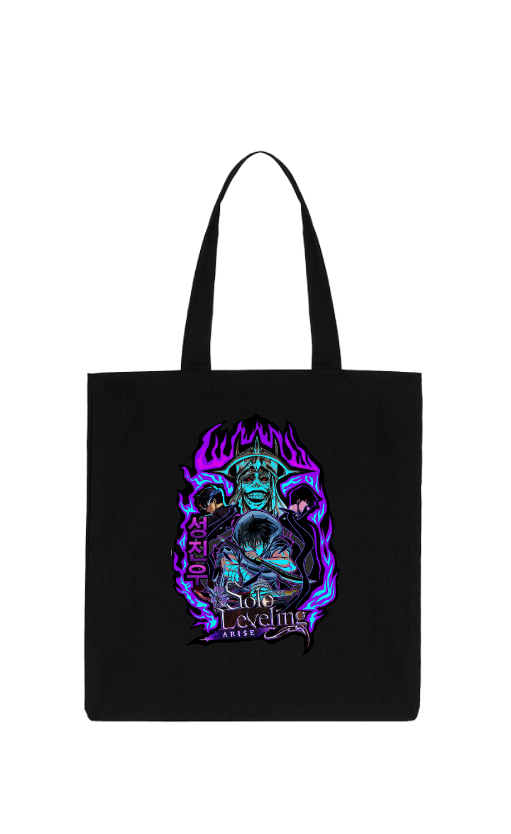 Solo Leveling tote bag Black 3