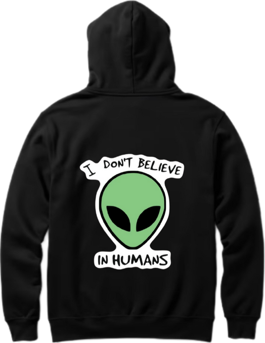 aliens Oversize Hoodie Back Black 3