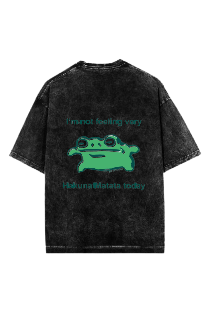 frog t- shirt Washed Back 3