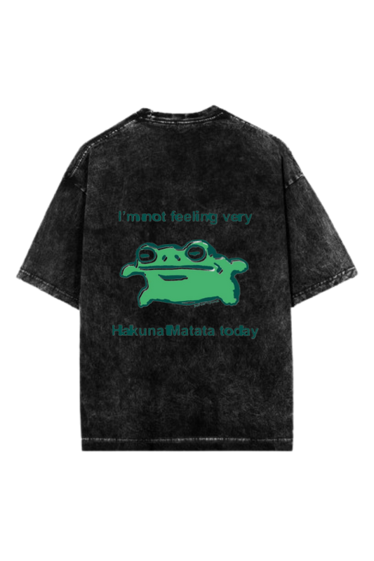 frog t- shirt Washed Back 3