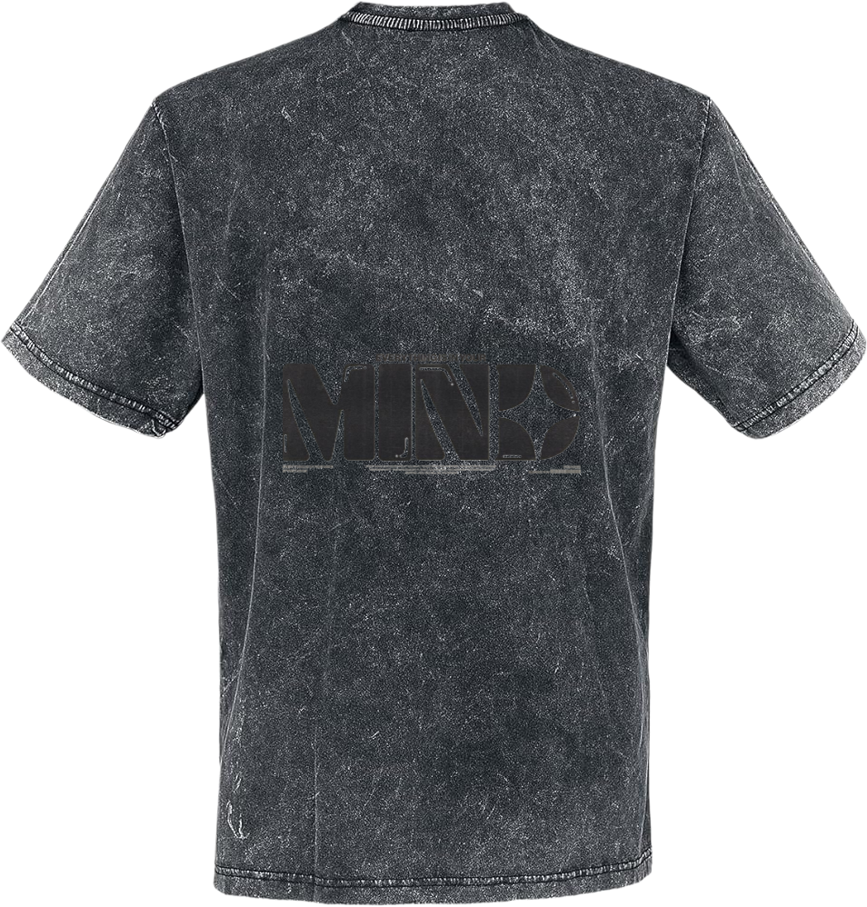 MINK t- shirt Over Size Washed Back 63