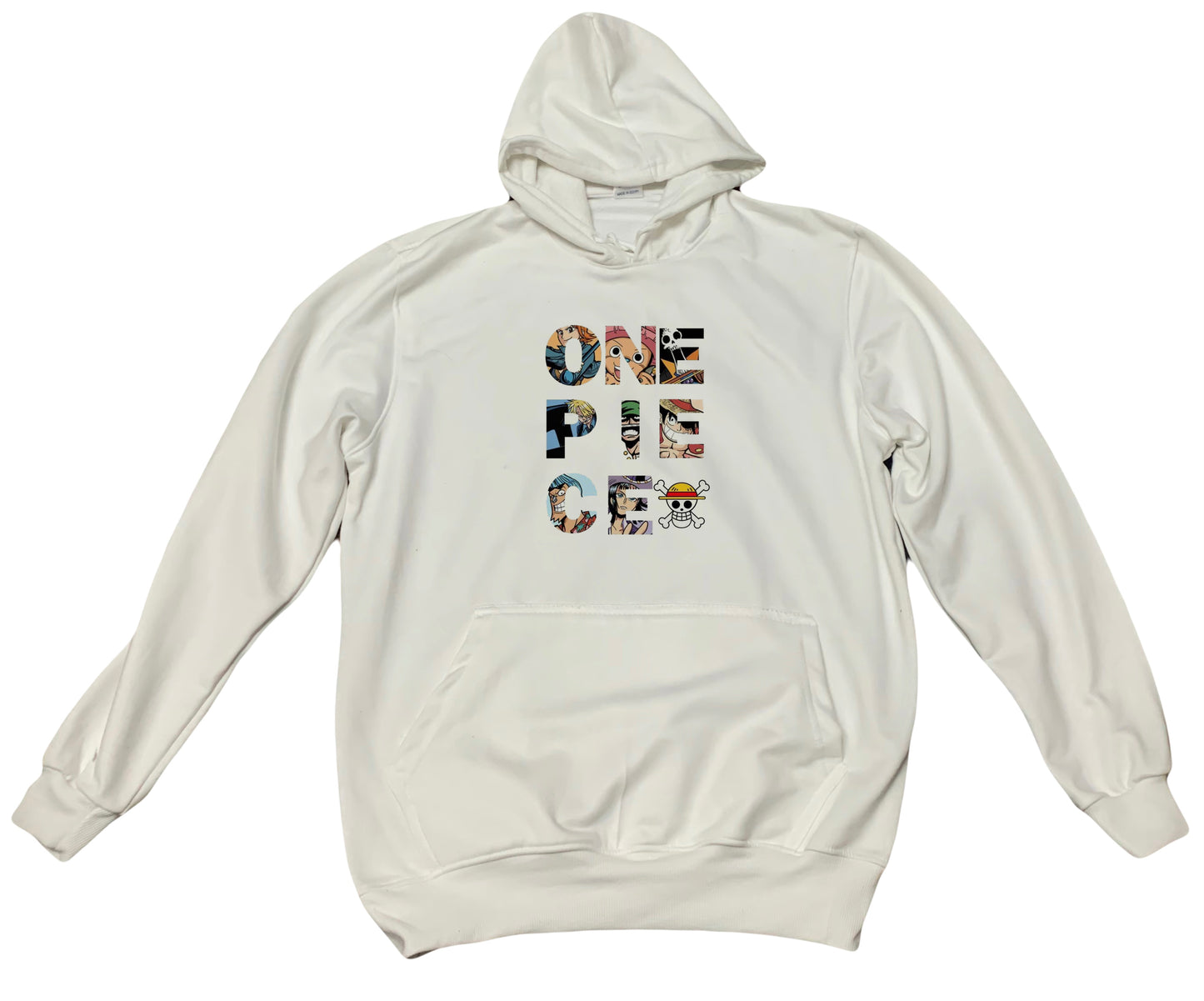 one piece One Size hoodie White 3