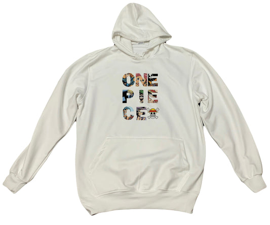 one piece One Size hoodie White 3