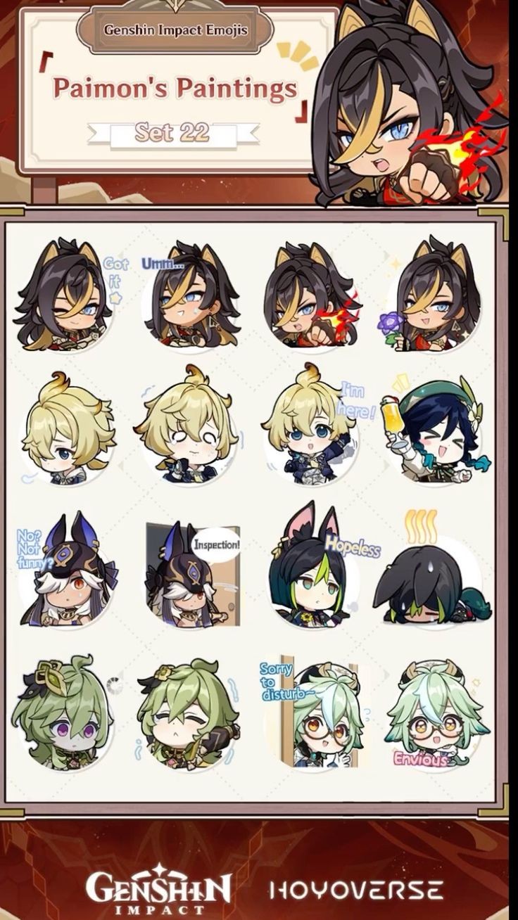 Genshin Impact Sticker 3