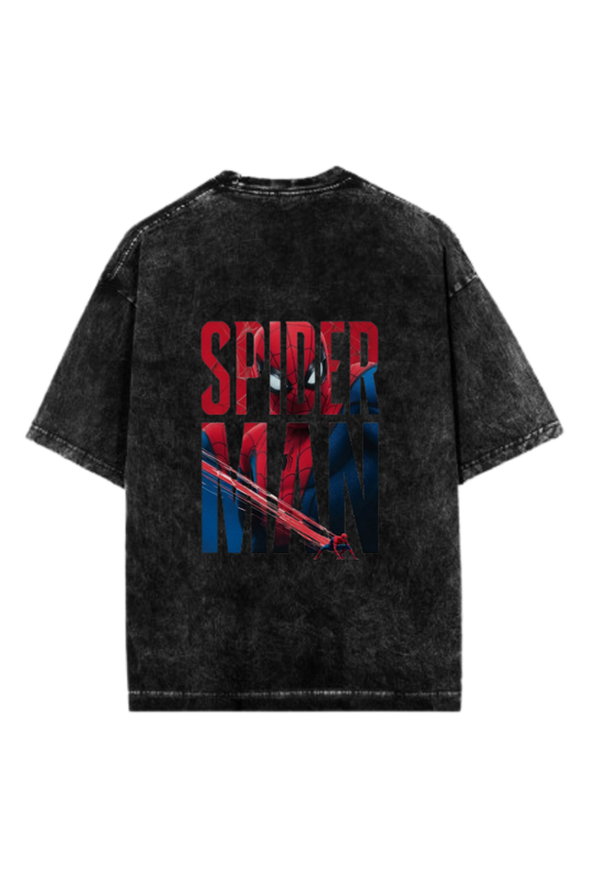 Spiderman t- shirt One Size Washed Back 3
