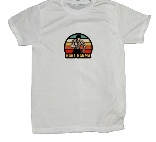 anami baki  t- shirt fat White 3