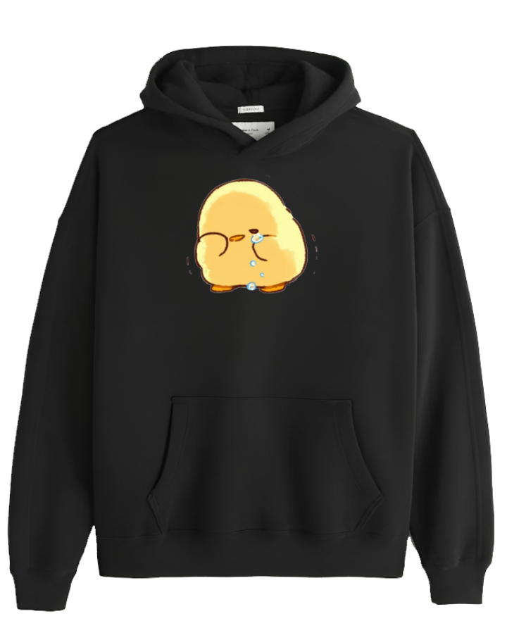 duck Oversize Hoodie Black 3