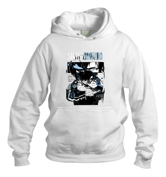 Solo Leveling One Size hoodie White 3