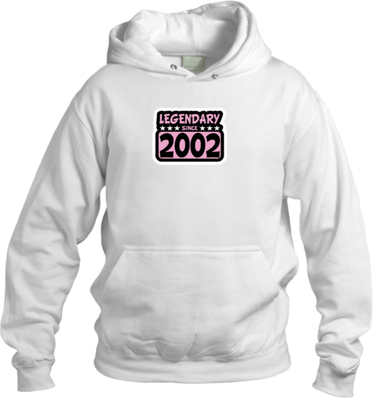age Oversize Hoodie White 2002