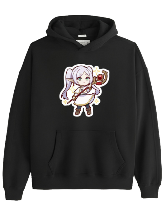Frieren Beyond Journey's End One Size hoodie Black 3