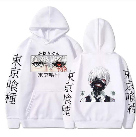 Tokyo ghoul White hoodie 3  R