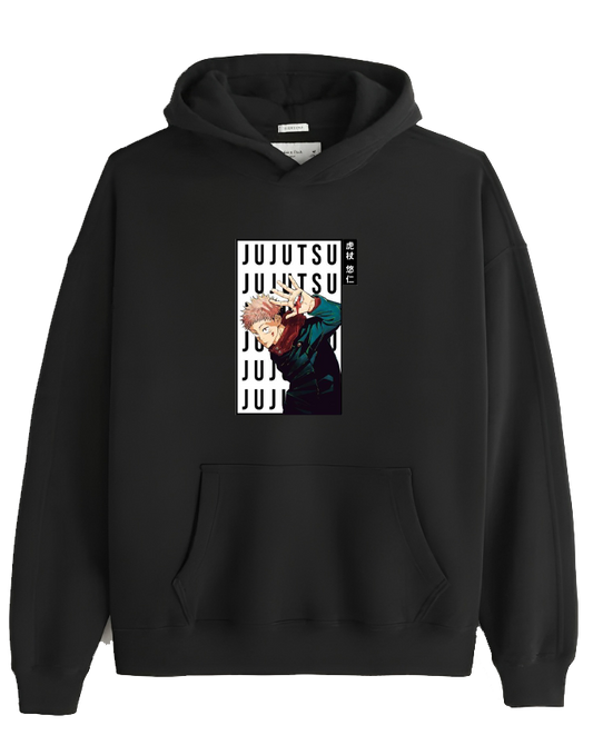 jujutsu kaisen GOJO Oversize  Hoodie Black 3
