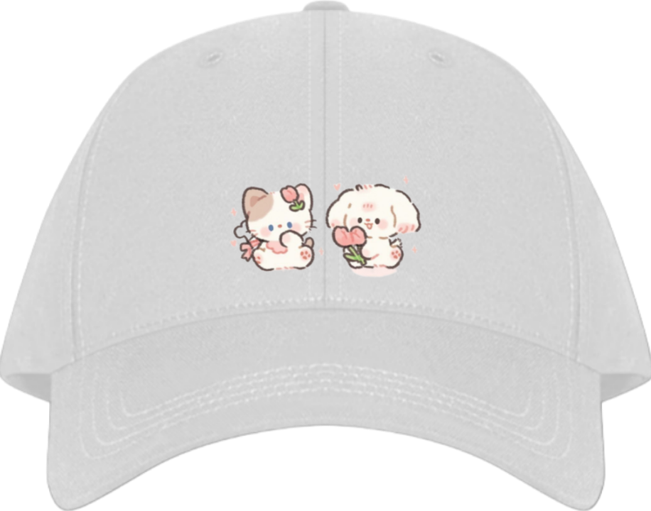 bunny Baseball cap White 3