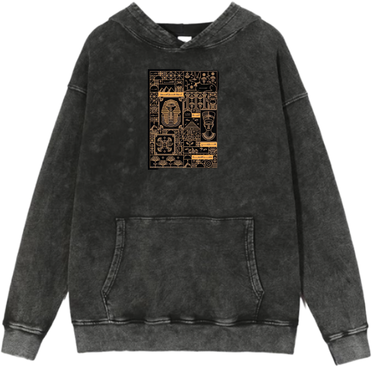 Egypt Over Size hoodie Washed 3
