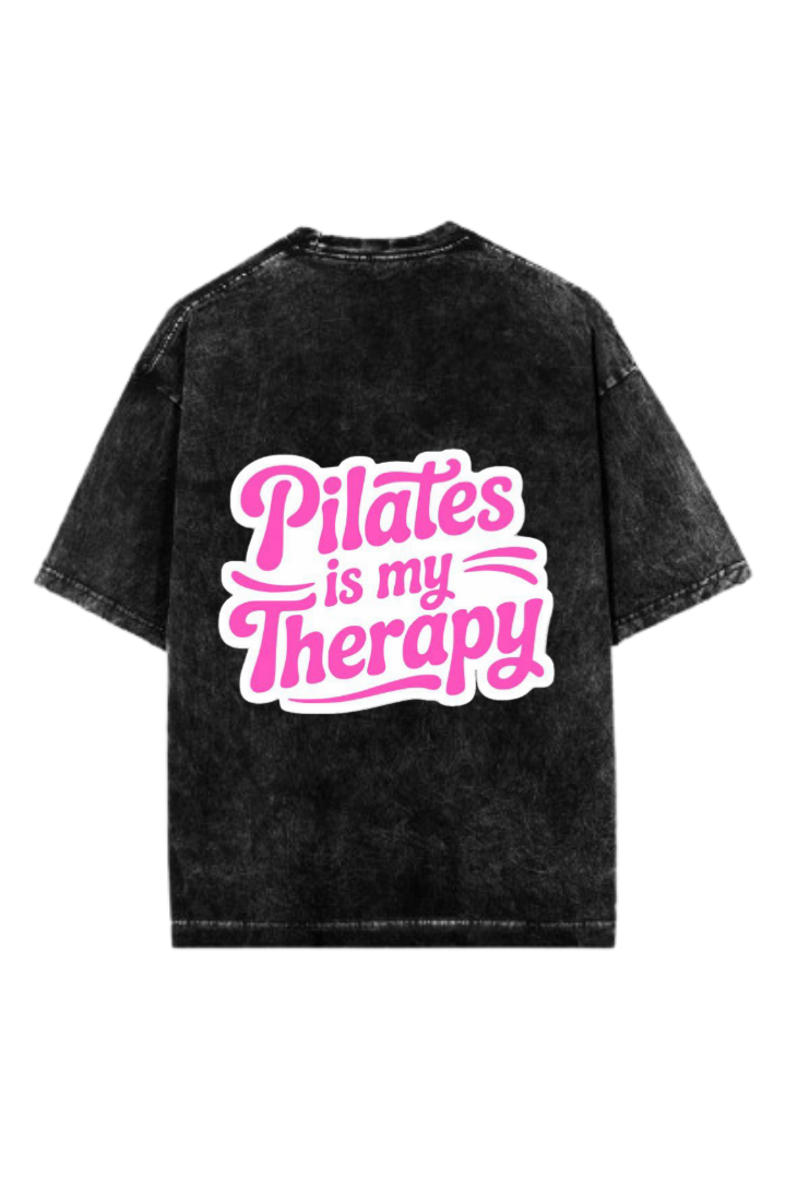 workout gym pilates One Size t- shirt Washed Back 3