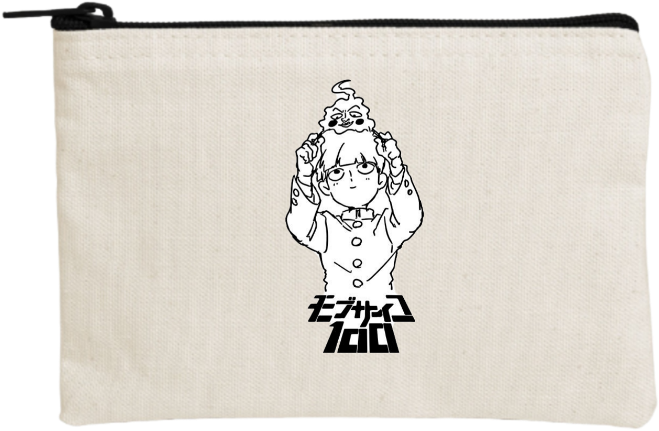 Mob Psycho 100 wallet pencil case Beige 3