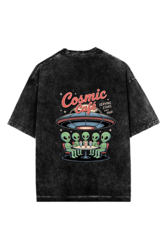 aliens One Size t- shirt Washed Back 3