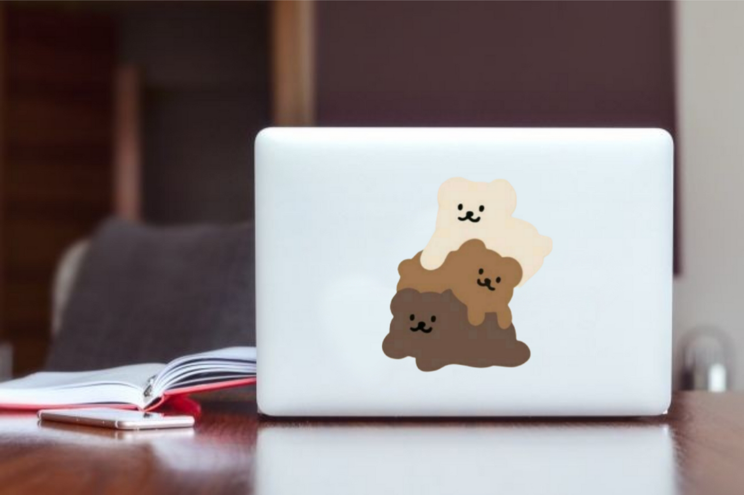 bear Laptop Sticker 3