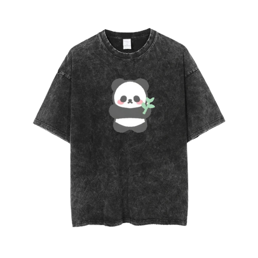 PANDA One Size t- shirt Washed 3