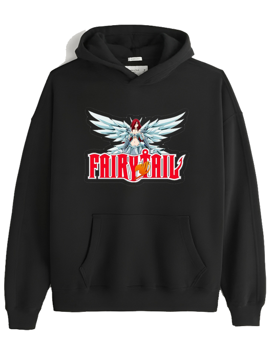 fairy tail One Size hoodie Black 3