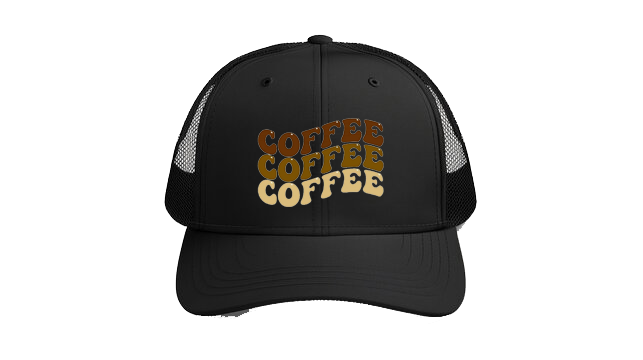 Baseball cap Black COFFEE 3