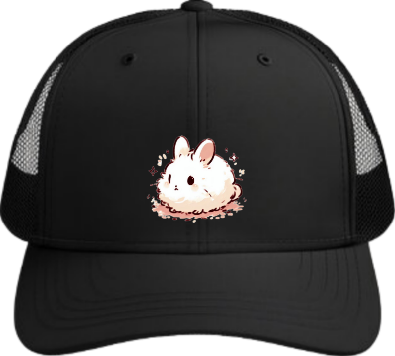 bunny Baseball cap Black 3