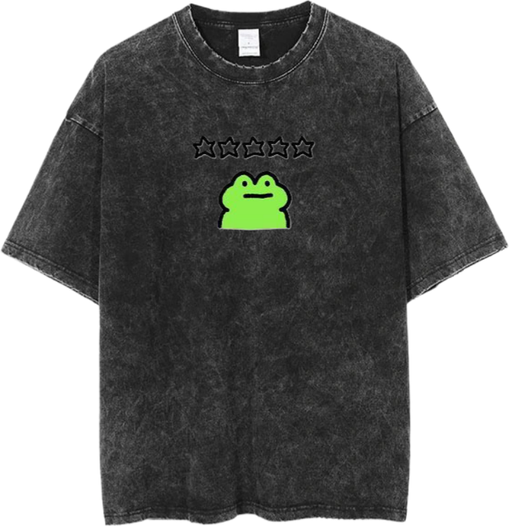 Frog One Size t- shirt Washed 3