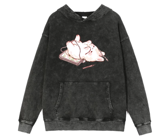 bunny Oversize Hoodie Washed 3