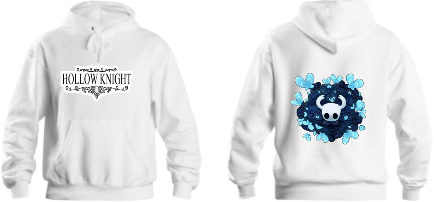 Hollow Knight One Size hoodie White Back 3