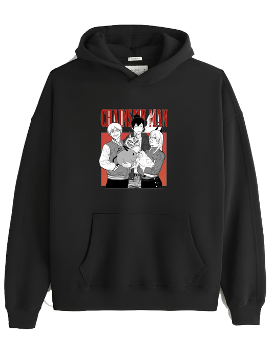 Chainsaw Man One Size hoodie Black 3