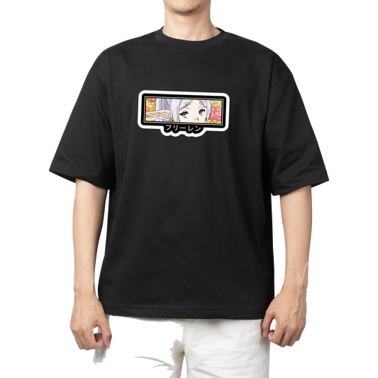 Frieren Beyond Journey's End t- shirt One Size Black 3