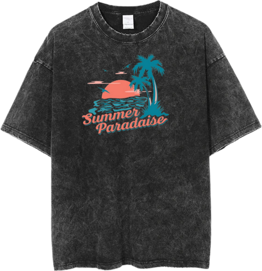 Summer Vibes One Size t- shirt Washed  3