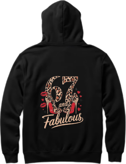 designs 67 Oversize Hoodie Black Back 3