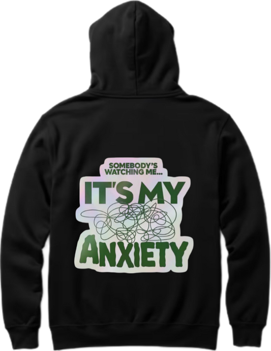 frog Oversize Hoodie Black Back 3