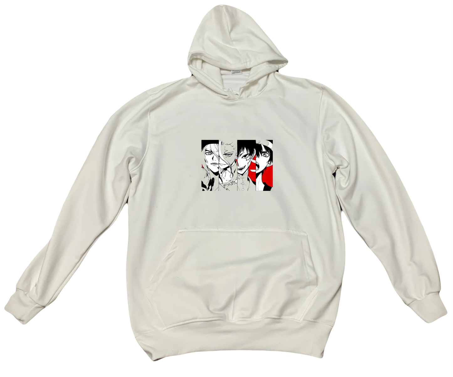 Dr. Stone Size hoodie White 5