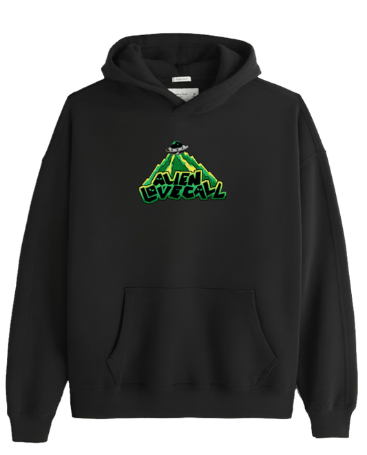 aliens Oversize Hoodie Black 3
