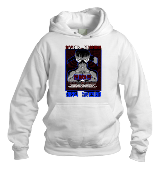 Kaiju No. 8 Over Size hoodie White 3