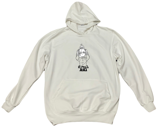 Mob Psycho 100 One Size hoodie White 3
