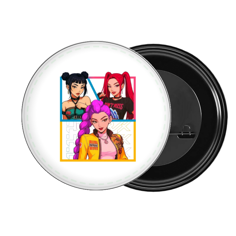 Hunterix kpop brooch 3