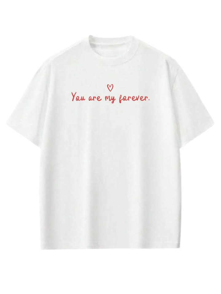 VaIentine coupIe t- shirt White 3