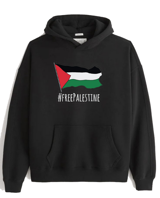 Palestine One Size hoodie Black 3