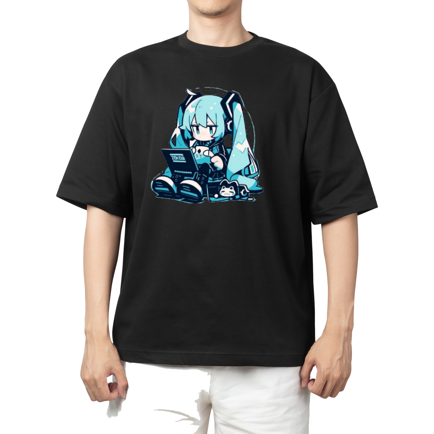 Hatsune Miku t- shirt One Size Black 3