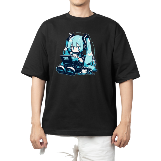 Hatsune Miku t- shirt One Size Black 3
