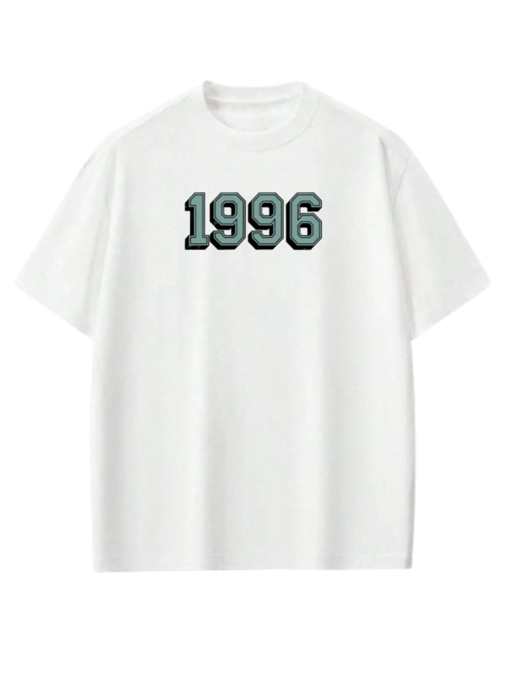age t- shirt White 1996
